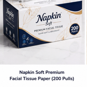 Napkin Soft Premium Facial Tissue Paper (200 Pulls)